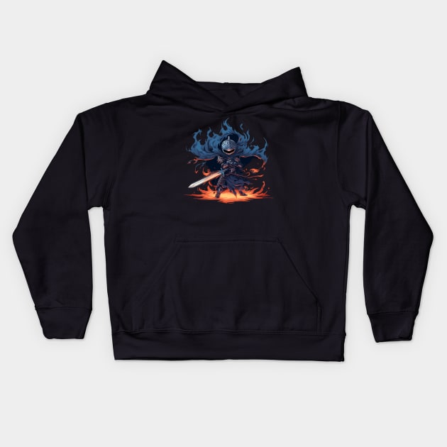 dark soul Kids Hoodie by dorapeterx